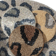 Load image into Gallery viewer, Animal pattern coasters, bronze