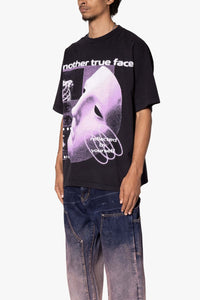 Another True Face Tee - Washed Black