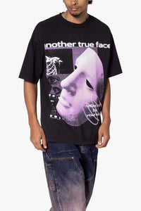 Another True Face Tee - Washed Black