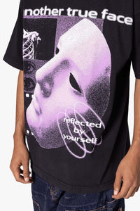 Another True Face Tee - Washed Black