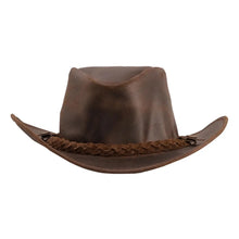 Load image into Gallery viewer, Outlaw Fedora - Men’s Leather Hat