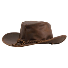 Load image into Gallery viewer, Outlaw Fedora - Men’s Leather Hat