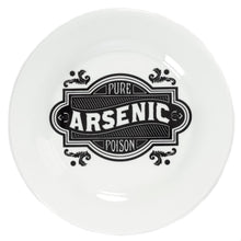 Load image into Gallery viewer, Arsenic Dessert Plate | Victorian-inspired Ceramic Round Dish Plate | 6"