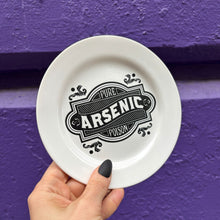 Load image into Gallery viewer, Arsenic Dessert Plate | Victorian-inspired Ceramic Round Dish Plate | 6"