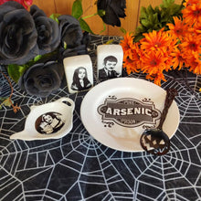 Load image into Gallery viewer, Arsenic Dessert Plate | Victorian-inspired Ceramic Round Dish Plate | 6"