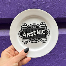 Load image into Gallery viewer, Arsenic Dessert Plate | Victorian-inspired Ceramic Round Dish Plate | 6"