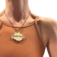 Load image into Gallery viewer, Autistique Autism Pride Acrylic Pendant Necklace