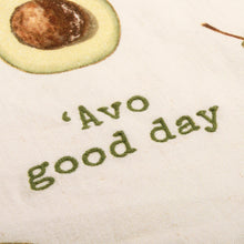 Load image into Gallery viewer, &#39;Avo Good Day Funny Snarky Dish Cloth Towel | Cotton Linen | Embroidered Text | 18&quot; x 28&quot;
