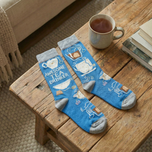 Load image into Gallery viewer, Awesome Tea Drinker Socks | Funny Tea Lover Gift, Colorful Novelty Crew Socks