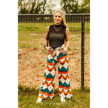 Load image into Gallery viewer, Aztec Tummy Control Cropped Wide Leg Jeans | Western [Sizes 6-14]