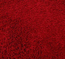 Load image into Gallery viewer, DaDa Bedding Burgundy Red Shaggy Soft Chenille Noodle Carpet Rug Bath Mat