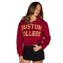 Load image into Gallery viewer, Boston College Quarter Zip Sweatshirt