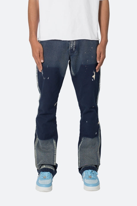 B243 Flare Denim - Navy