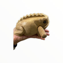Load image into Gallery viewer, Natural wooden frog