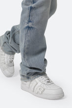 Load image into Gallery viewer, B575 Western Crosshatch Flare Denim - Blue