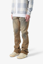 Load image into Gallery viewer, B643 Flare Burnt Denim - Black/Brown