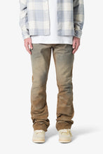 Load image into Gallery viewer, B643 Flare Burnt Denim - Black/Brown