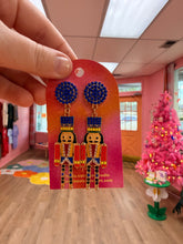 Load image into Gallery viewer, Colorful Nutcracker Earrings