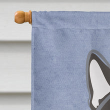 Load image into Gallery viewer, Boston Terrier Welcome Flag Canvas House Size BB1389CHF