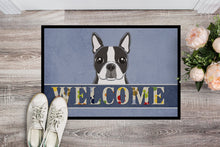 Load image into Gallery viewer, Boston Terrier Welcome Doormat - 24x36 Decorative Floor Mat – Indoor/Outdoor Rug with Artistic Flair BB1389JMAT