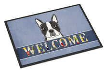 Load image into Gallery viewer, Boston Terrier Welcome Doormat - 24x36 Decorative Floor Mat – Indoor/Outdoor Rug with Artistic Flair BB1389JMAT