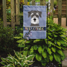 Load image into Gallery viewer, Schnauzer Welcome Garden Flag - Outdoor Decorative Yard Flag BB1392GF