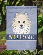 Load image into Gallery viewer, Pomeranian Welcome Garden Flag – Decorative Outdoor Yard Flag BB1393GF