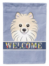 Load image into Gallery viewer, Pomeranian Welcome Garden Flag – Decorative Outdoor Yard Flag BB1393GF