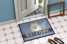 Load image into Gallery viewer, Pomeranian Welcome Doormat - 24x36 Decorative Floor Mat – Indoor/Outdoor Rug with Artistic Flair BB1393JMAT