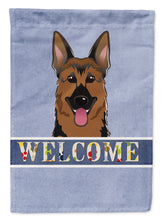 Load image into Gallery viewer, German Shepherd Welcome Flag Canvas House Size BB1397CHF