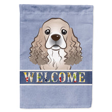 Load image into Gallery viewer, Cocker Spaniel Welcome Flag Canvas House Size BB1402CHF