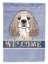 Load image into Gallery viewer, Cocker Spaniel Welcome Garden Flag – Decorative Outdoor Yard Flag BB1402GF
