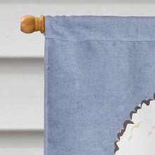 Load image into Gallery viewer, Bichon Frise Welcome Flag Canvas House Size BB1403CHF