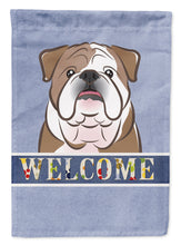 Load image into Gallery viewer, English Bulldog  Welcome Garden Flag – Decorative Outdoor Yard Flag BB1405GF