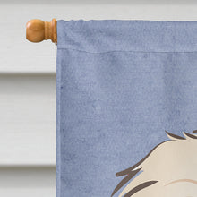 Load image into Gallery viewer, Pekingese Welcome Flag Canvas House Size BB1407CHF