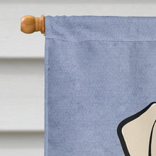 Load image into Gallery viewer, Yellow Labrador Welcome Flag Canvas House Size BB1408CHF