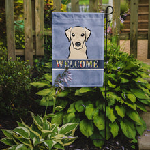 Load image into Gallery viewer, Yellow Labrador Welcome Garden Flag – Decorative Outdoor Yard Flag BB1408GF