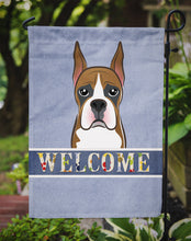 Load image into Gallery viewer, Boxer Welcome Garden Flag – Decorative Outdoor Yard Flag BB1409GF