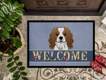 Load image into Gallery viewer, Cavalier Spaniel Welcome Doormat - 24x36 Decorative Floor Mat – Indoor/Outdoor Rug with Artistic Flair BB1410JMAT