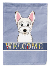 Load image into Gallery viewer, Westie Welcome Garden Flag – Decorative Outdoor Yard Flag BB1412GF