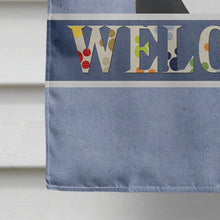 Load image into Gallery viewer, French Bulldog Welcome Flag Canvas House Size BB1413CHF
