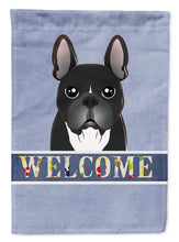 Load image into Gallery viewer, French Bulldog Welcome Flag Canvas House Size BB1413CHF