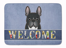 Load image into Gallery viewer, French Bulldog Welcome Machine Washable Memory Foam Mat BB1413RUG