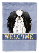 Load image into Gallery viewer, Japanese Chin Welcome Garden Flag – Decorative Outdoor Yard Flag BB1416GF