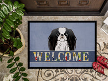 Load image into Gallery viewer, Japanese Chin Welcome Doormat - 24x36 Decorative Floor Mat – Indoor/Outdoor Rug with Artistic Flair BB1416JMAT