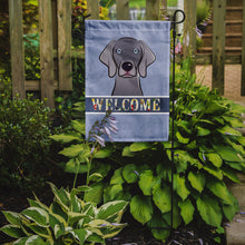 Load image into Gallery viewer, Weimaraner Welcome Garden Flag – Decorative Outdoor Yard Flag BB1417GF