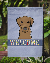 Load image into Gallery viewer, Chocolate Labrador Welcome Garden Flag – Decorative Outdoor Yard Flag BB1420GF