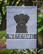 Load image into Gallery viewer, Black Labrador Welcome Garden Flag – Decorative Outdoor Yard Flag BB1421GF