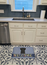 Load image into Gallery viewer, Black Labrador Welcome Machine Washable Memory Foam Mat BB1421RUG