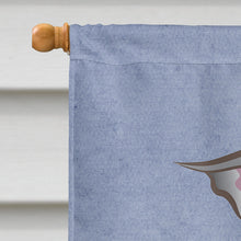 Load image into Gallery viewer, Italian Greyhound Welcome Flag Canvas House Size BB1422CHF